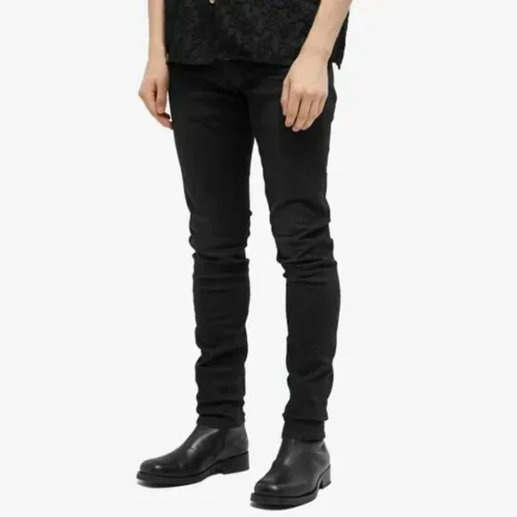 NWOT RAW WAXED & COATED BLACK JOHN ELLIOTT CAST 2 32W JEANS RARE COATING NWOT